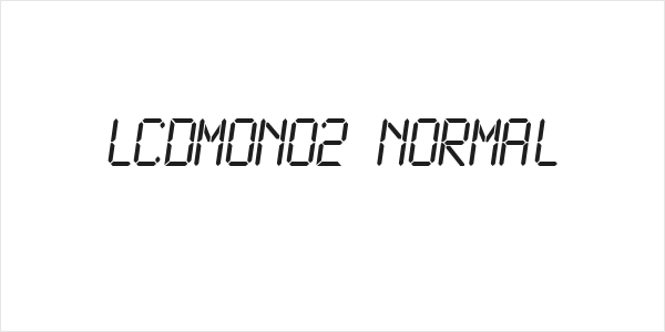 LCDMono2 Normal Logo