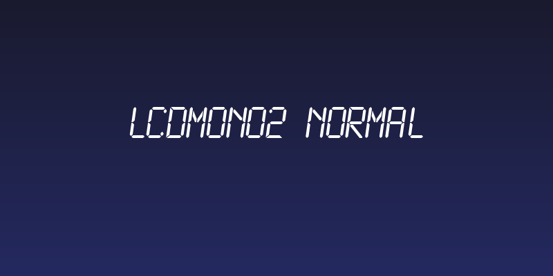 LCDMono2 Normal Social Header