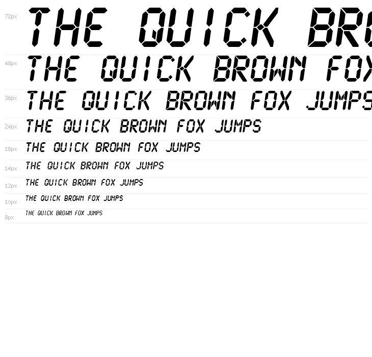 LCDMono2 Ultra Waterfall