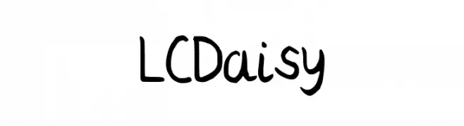 LCDaisy  Frei Schriftart Herunterladen