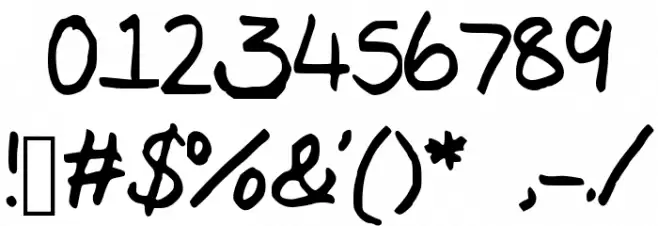 LCDaisy フォント その他の文字