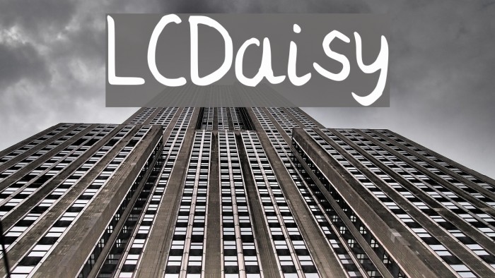 LCDaisy Font examples