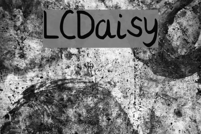 LCDaisy フォント examples