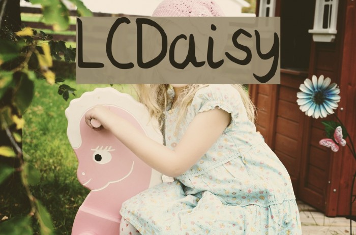 LCDaisy Font examples