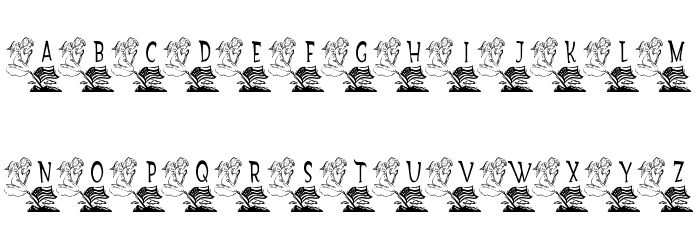 LCR America's Angel LSF Font LOWERCASE
