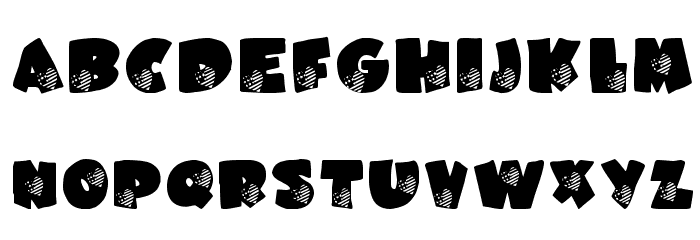 LCR America's Heart LSF Font LOWERCASE