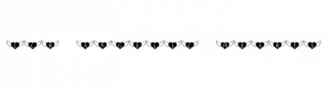 LCR Angelic Hearts  font caratteri gratis