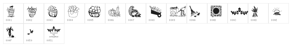 LCR Autumn Harvest Dings Character Map