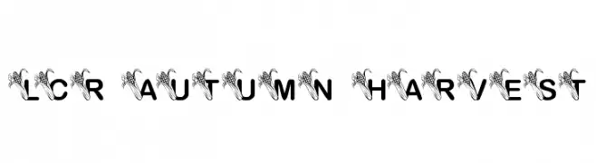 LCR Autumn Harvest  font caratteri gratis