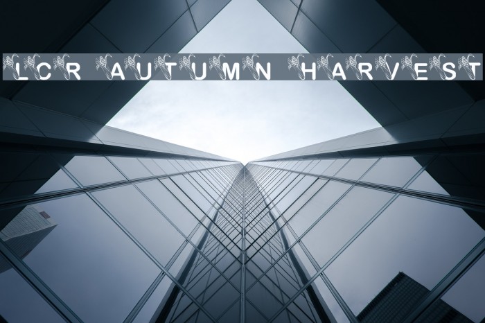 LCR Autumn Harvest Font examples