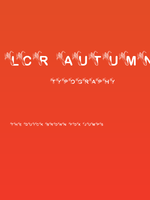 LCR Autumn Harvest Poster