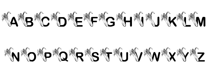 LCR Autumn Harvest Font LOWERCASE