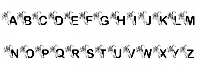 LCR Autumn Harvest Font LOWERCASE