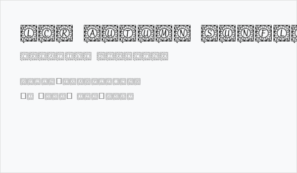 LCR Autumn Sunflowers Business Card