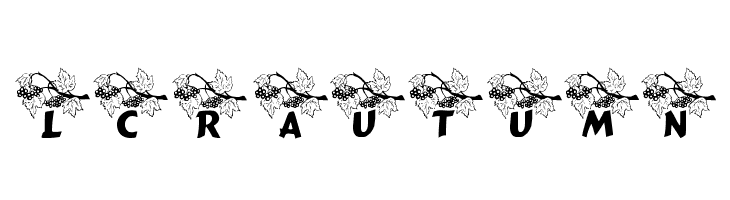 LCR Autumn Font