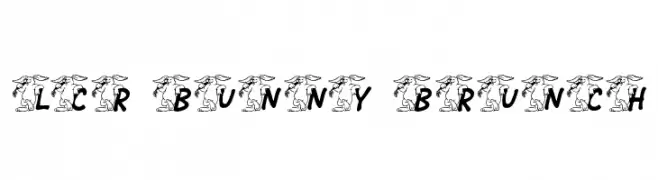 LCR Bunny Brunch  Fuentes Gratis Descargar