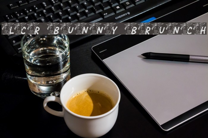 LCR Bunny Brunch 字体 examples