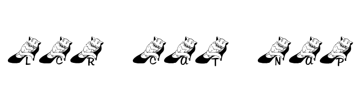 LCR Cat Nap  フリーフォントのダウンロード