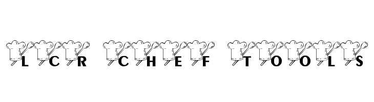 LCR Chef Tools Font