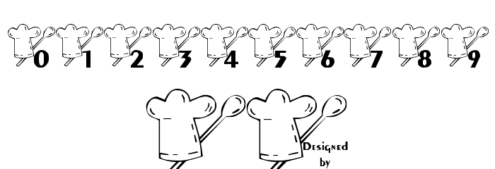 LCR Chef Tools Font OTHER CHARS