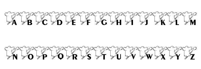 LCR Chef Tools Font LOWERCASE