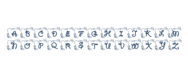 LCR Cowboy's Rest Lowercase