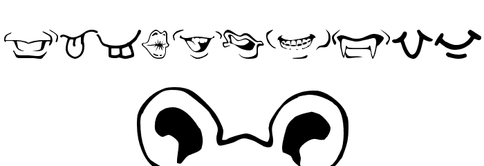 LCR Create A Face Font OTHER CHARS