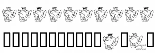 LCR Croaker King Font OTHER CHARS