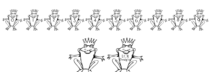 LCR Croaker Queen Font OTHER CHARS