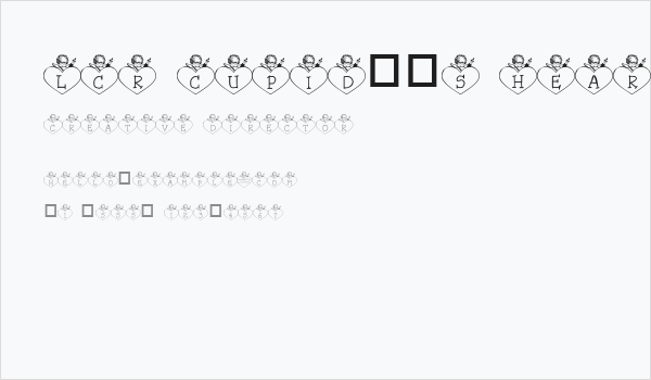 LCR Cupid's Heart Business Card