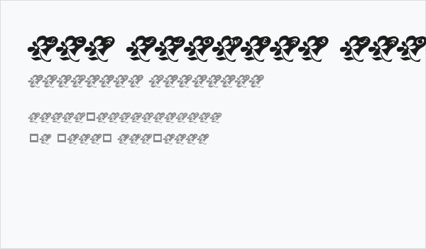 LCR Flowers From My Heart Business Card