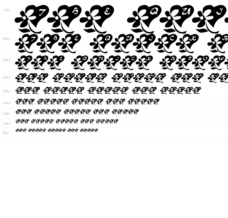 LCR Flowers From My Heart Waterfall