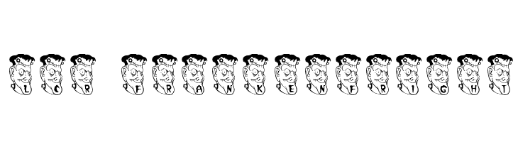 LCR FrankenFright Font