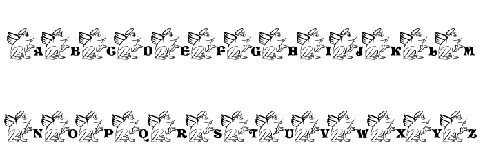 LCR Frogii's Angel Font LOWERCASE