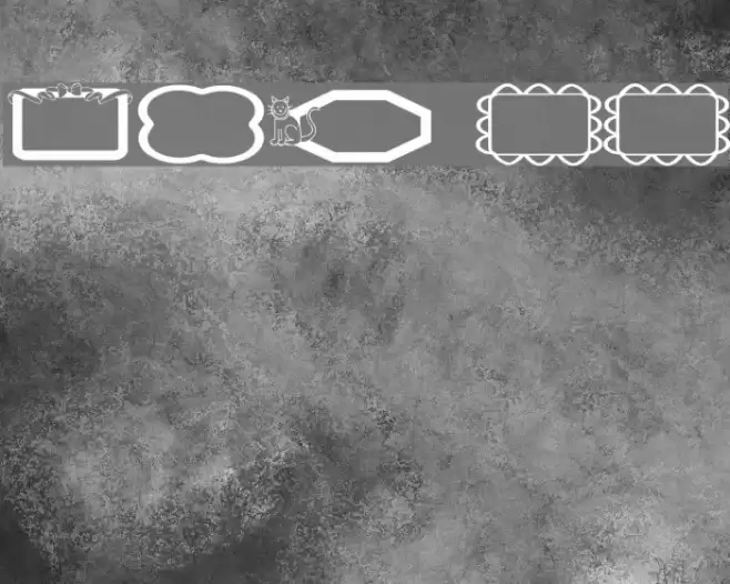 LCR FunFrames Font examples