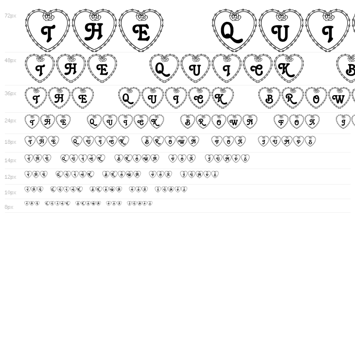 LCR Heartful Rose Waterfall