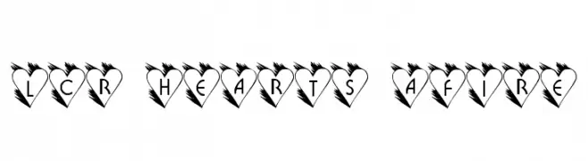 LCR Hearts Afire  Fuentes Gratis Descargar
