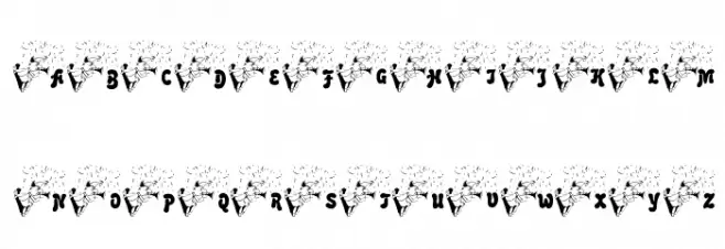 LCR Itz Party Tyme! Schriftart Groß