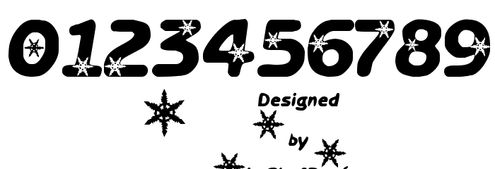 LCR Itz Snowflakes Font OTHER CHARS