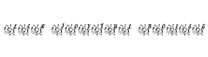 LCR Joyful Noise Font
