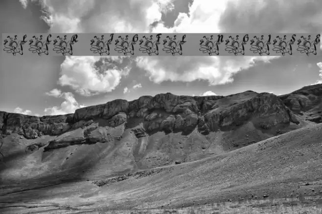 LCR Joyful Noise Font examples