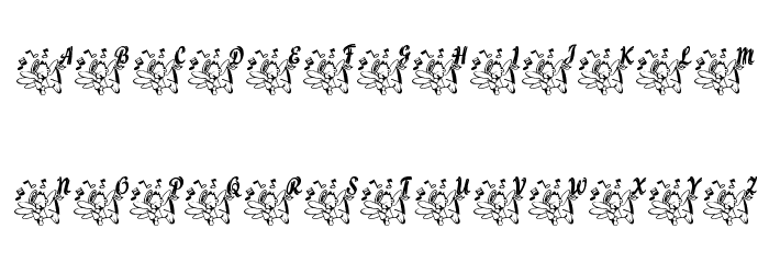 LCR Joyful Noise Font LOWERCASE