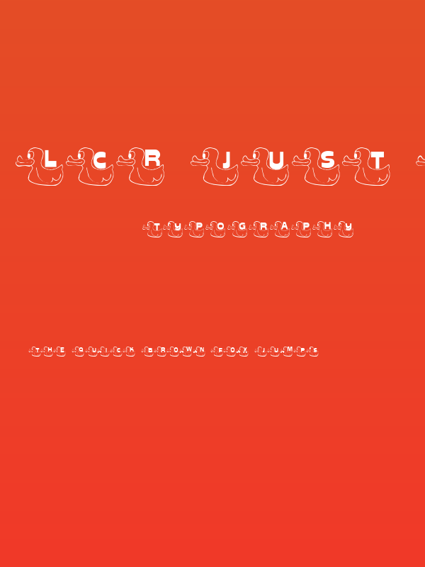 LCR Just Duckie Poster