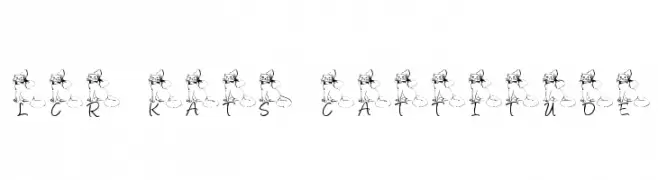 LCR Kat's Cattitude  تنزيل الخطوط