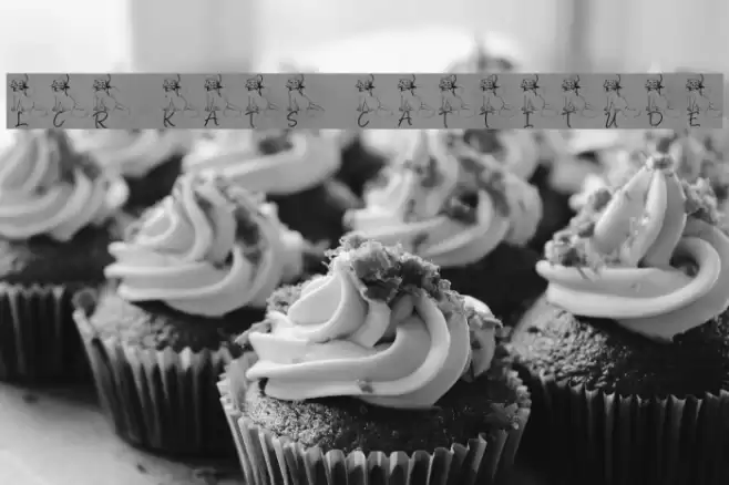 LCR Kat's Cattitude Font examples