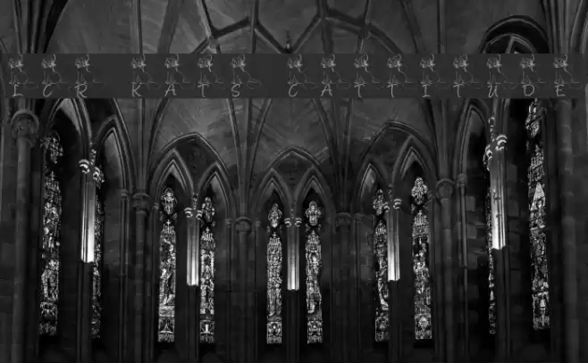 LCR Kat's Cattitude Font examples