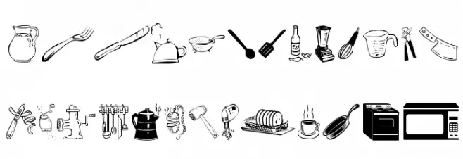 LCR Kitchen Dings Caratteri MAIUSCOLE