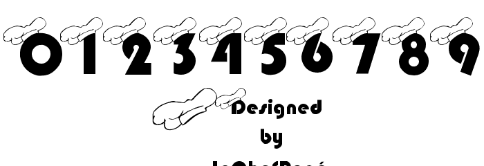 LCR LeChef Font OTHER CHARS