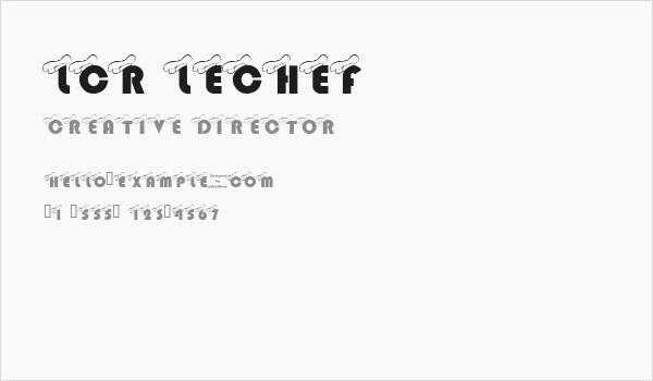 LCR LeChef Business Card