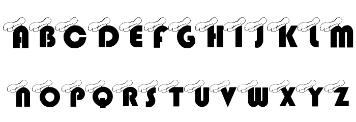 LCR LeChef Font LOWERCASE